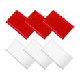 thumbnail image 2 of TidBay 3Pcs Rectangle Tablecloth And Satin Table Runner 108 Inch Folding Plastic Tablecloths Stain Resistant Table Cover for Parties Weddings Restaurants, 2 of 8