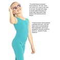 thumbnail image 5 of Stretch Is Comfort Girl's Mystique Unitard Turquoise X-Large, 5 of 6