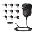 thumbnail image 1 of Outtag Adaptador De Ca Universal De 12 W, Adaptador De Ca A Cc De 3 V-12 V, 100-240 V, 50-60 Hz, Fuente De Alimentación Conmutada De Voltaje Múltiple, Reemplazo Para Enrutadores Electrónicos Doméstico, 1 of 1