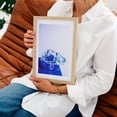 thumbnail image 6 of Crystal Turtle on Blue - Photography Oak Framed Wall Art Print 9 x 12 inches, 6 of 80