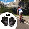 thumbnail image 1 of Guantes de ciclismo Macarena antideslizantes para hombres y mujeres negro, 1 of 8