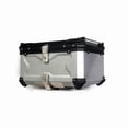 thumbnail image 3 of Ladcaser 100L-X Motorbike Rear Case Motorcycle Luggage Waterproof Tail Box Scooter Trunk Storage Top Case, Silver, 3 of 7