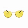 thumbnail image 2 of NEW MU55ZS 5AK07O MIU MIU SUNGLASSES MU 55ZS 5AK07O ROUND GOLD SMU 55Z EYEWEAR, 2 of 4