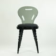 thumbnail image 3 of Nova 16.5 in. Indoor Smoke Black Leatherette Padded Seat Finish Acrylic Chairs, 3 of 4