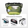 thumbnail image 5 of Honeii golf ball perched on a tee Print Square Double Layer Waist Bag,Waist Belt Bag Fashion Fanny Women and Men,For Travel Running Hiking Walking, 5 of 9
