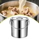 thumbnail image 5 of Cubo de acero inoxidable resistente, balde de acero inoxidable, cubo para sopa para la cocina 20 litros, 5 of 6