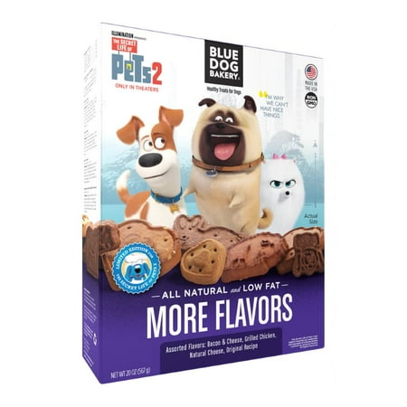 (2 Pack) Blue Dog Bakery Healthy Treats for Dogs More Flavors, 20.0