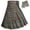 Black, variant on Tartan Utility Kilt for Men I 16oz Scottish Tartan Kilts 5 Yards Premium Acrylic Wool Kilts Traditional Mens Kilt (Royal Stewart, 46)