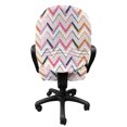 thumbnail image 3 of Colorful Office Chair Slipcover, Abstract Geometrical Ornaments Wavy Zigzag Shapes and Jagged Stripes Pattern, Protective Stretch Decorative Fabric Cover, Standard Size, Multicolor, by Ambesonne, 3 of 5