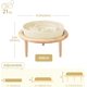 thumbnail image 2 of Ceramic Elevated Slow Feeder Dog Bowl Raised Dog Bowl to Slow Down Eating for Medium Breed,Anti-Choking,Pet Slow Feeder for Fun(Cream White), 2 of 4