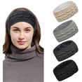 thumbnail image 1 of - 4 Pack Diademas de Invierno para Mujer - Forro Polar Grueso - Diademas de Punto Elástica - Turbante - Regalo, 1 of 4