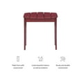 thumbnail image 3 of Linon Table d'Appoint d'Extérieur Adirondack Robuste en Bois d'Acacia Massif, Fini Rouge Tache, 3 of 12