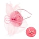 thumbnail image 3 of Tocado con pinza para el pelo, diadema de malla con plumas, para cóctel, fiesta de té, boda, 3 of 7