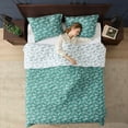 thumbnail image 3 of Virtu Comforter Sets, All Season Lightweight Botanical Queen Comforter Set, 3-Pc Bedding Sets, Gentle Pine/Cloud Stone, 3 of 8
