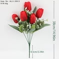 thumbnail image 5 of Simulated Tulip Bouquet Artificial Tulips Flowers Wedding Bouquets With Ribbons Decor Wedding Centerpieces Decoration, 5 of 5