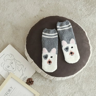Dyfzdhu Funny Socks For Womens Coral Socks Stripe Socks Colorful Lightweight Socks Casual Socks Thermal Socks