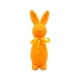 thumbnail image 3 of Balanceo Del Conejo Estatua de conejo de Pascua con lazo, conejo naranja artificial flocado para decoración de jardín y patio (1 unidad) JASKFLY, 3 of 9