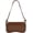 A04-brown, variant on Shoulder Bag for Women Small Shoulder Purse with Adjustable Strap PU Leather Hobo Handbag Flap Clutch Purse