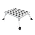 thumbnail image 1 of Open Box Camco 43677 Fixed Height Aluminum Platform Step Stool with Rubber Feet, 1 of 8