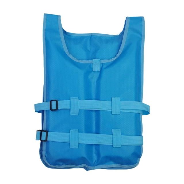 Chaleco deportivo acuático con correas ajustables y flotador transpirable para natación Azul