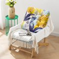 thumbnail image 2 of Vibrant Hawaiian Floral Floor Cushion - Thick & Supportive Zabuton for Home Decor, 2 of 4