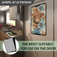 thumbnail image 6 of FUIALDOLG RV Door Window Shade Cover, Sun Blackout Fabric for UV Rays Protection for Camper Privacy Entrance, Brown Highland Cow Blossom (17.3x26 inch), 6 of 7