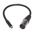 thumbnail image 4 of Cable de estéreo 3,5 mm a XLR F M Hugo Cable de micrófono de 30 cm, 4 of 9