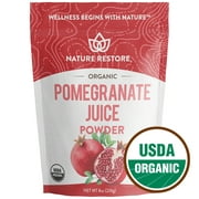 Nature Restore Organic Pomegranate Juice Powder, Dietary Supplement, Antioxidant, 8 Ounces, Non GMO