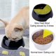 thumbnail image 2 of Cuenco antiglotón para perro gato, cuenco de alimentación antideslizante que promueve una ingesta más lenta de alimentos, cuenco interactivo antihinchazón de melamina (M) JM, 2 of 5