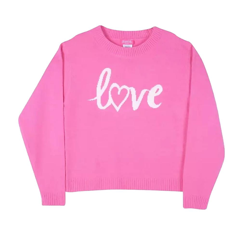 Zunie Girls Valentines Day Sweater
