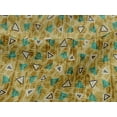 thumbnail image 4 of oneOone Viscose Jersey Light Orange Fabric Texture & Triangle Geometric Sewing Material Print Fabric By The Yards 60 Inches Wide, 4 of 5