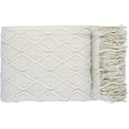 thumbnail image 2 of Soft Knitted Wool Blanket, Tassel Blanket, Sofa Blanket, Sleeping Blanket-Beige, 2 of 5