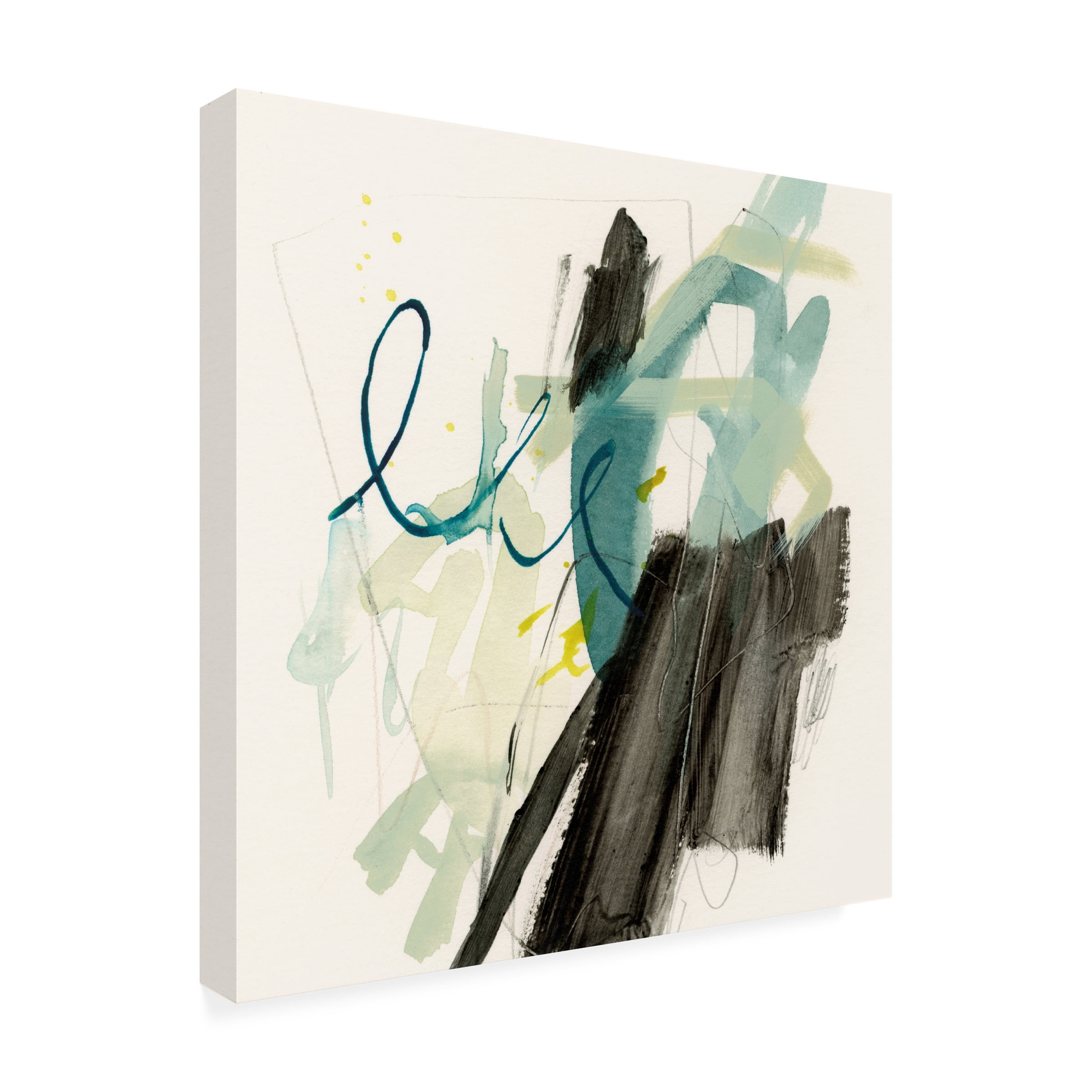 Victoria Barnes 'Seafoam And Slate II' Canvas Art