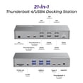 thumbnail image 2 of Dock Thunderbolt 4 Smartlinx 21 en 1 USB-C 150W 8K/4K, 2 of 7