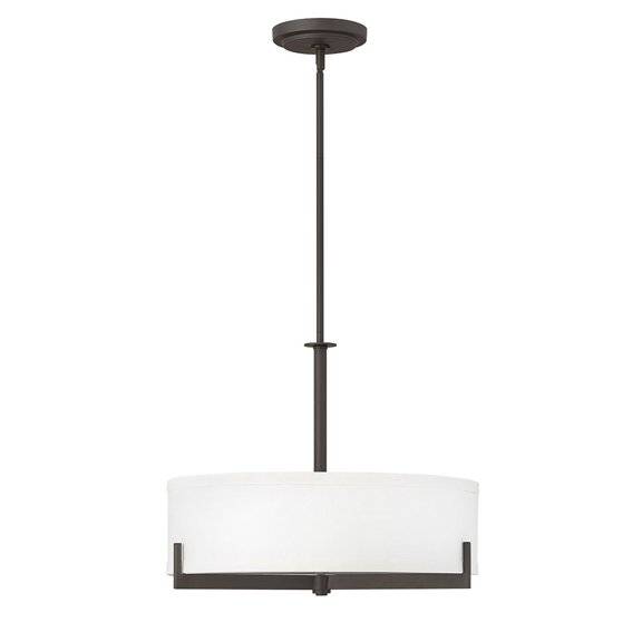 Hinkley Lighting 4234 Hayes 3 Light 22" Wide Drum Chandelier - Bronze