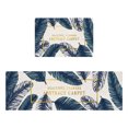 thumbnail image 1 of Ensemble de Tapis de Cuisine et Moquette de 2 Pcs Tapis de Cuisine Rembourré à Motifs, 1 of 5
