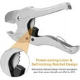 thumbnail image 6 of Ratchet-type Tube and Pipe Cutter for Cutting O.D. PEX, PVC, and PPR Plastic Hoses and Plumbing Pipes up to 1-5/8" inches, Ideal for Home Working and Plumbers, 6 of 9