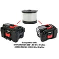 thumbnail image 3 of Hyper Tough 20V Max Wet Dry Vacuum Replacement Cartridge Filter, 3 of 5