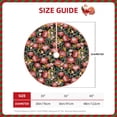 thumbnail image 2 of Sikiie Watercolor Red Wildflowers Christmas Tree Skirt, Christmas Tree Decorations, Christmas Decor, Tree Mat Decoration(30-48IN)-36", 2 of 6