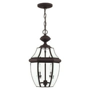Livex Lighting Monterey 2 Light Outdoor Chain Hang in Imperial Bronze