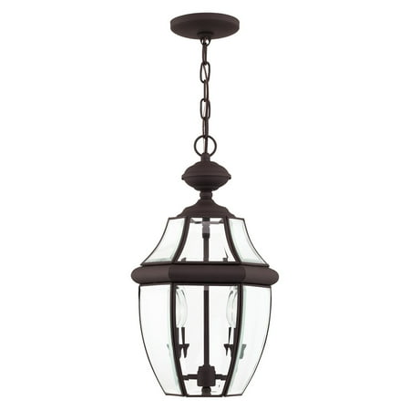 Livex Lighting Monterey 2 Light Outdoor Chain Hang in Imperial Bronze