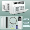 thumbnail image 6 of Moifoi Window Air Conditioners 12,000 BTU , U-Shaped Air Conditioners Window Unit Cools up to 550 Sq. Ft, 6-In-1 Window AC Units, View-White, 6 of 8
