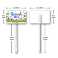 thumbnail image 2 of Eveokoki Wildflower Area Sign with Metal Stake 8 x 12 Inches No Mow May Yard Sign No Mow Signs Aluminum ​Garden Signs Outdoor for Lawn Yard Garden Decor, Easy to Install, 2 of 6