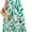 Green, variant on Womens Floral Flowy Wrap V Neck Midi Dress Short Sleeve Casual Spring Summer Dresses for Women