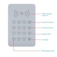 thumbnail image 3 of Teclado táctil RFID inalámbrico para sistema de alarma de seguridad antirrobo, decoración del hogar, 3 of 8