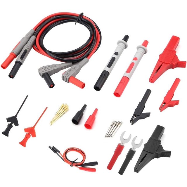 ZOUSSIQI Test Lead, Multimeter Cable, Stackable Digital Multimeter Fluke for Fluke Digital multimeter Test Leads CA919-10266