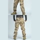 thumbnail image 4 of Pantalones largos para hombre, elegantes, modernos, estampados, con múltiples bolsillos, cálidos, para el trabajo., 4 of 4