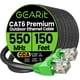 thumbnail image 1 of GearIT Cat6 Cable Ethernet para Exteriores con Revestimiento de Cobre y Aluminio (CCA), 150 Pies., 1 of 5