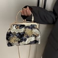 thumbnail image 3 of Jiibva Crane Pattern Clutch with Chain Chinese Style Crossbody Bag Women's Evening Bag for Wedding Banquet Party Prom Events, 3 of 7