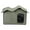 Green, variant on YWMJZEU Cat House Villa Tent Cat Kennel Oxford Cloth Foldable Pet Shelter for Kittens or Green